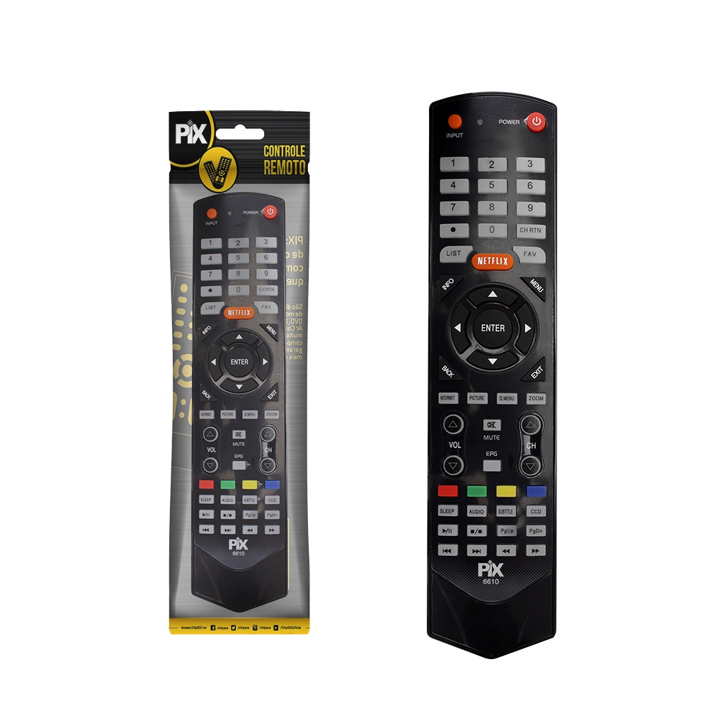 Controle Remoto Para Tv Smart Lcd / Led Ct-6610 Nota Fiscal
