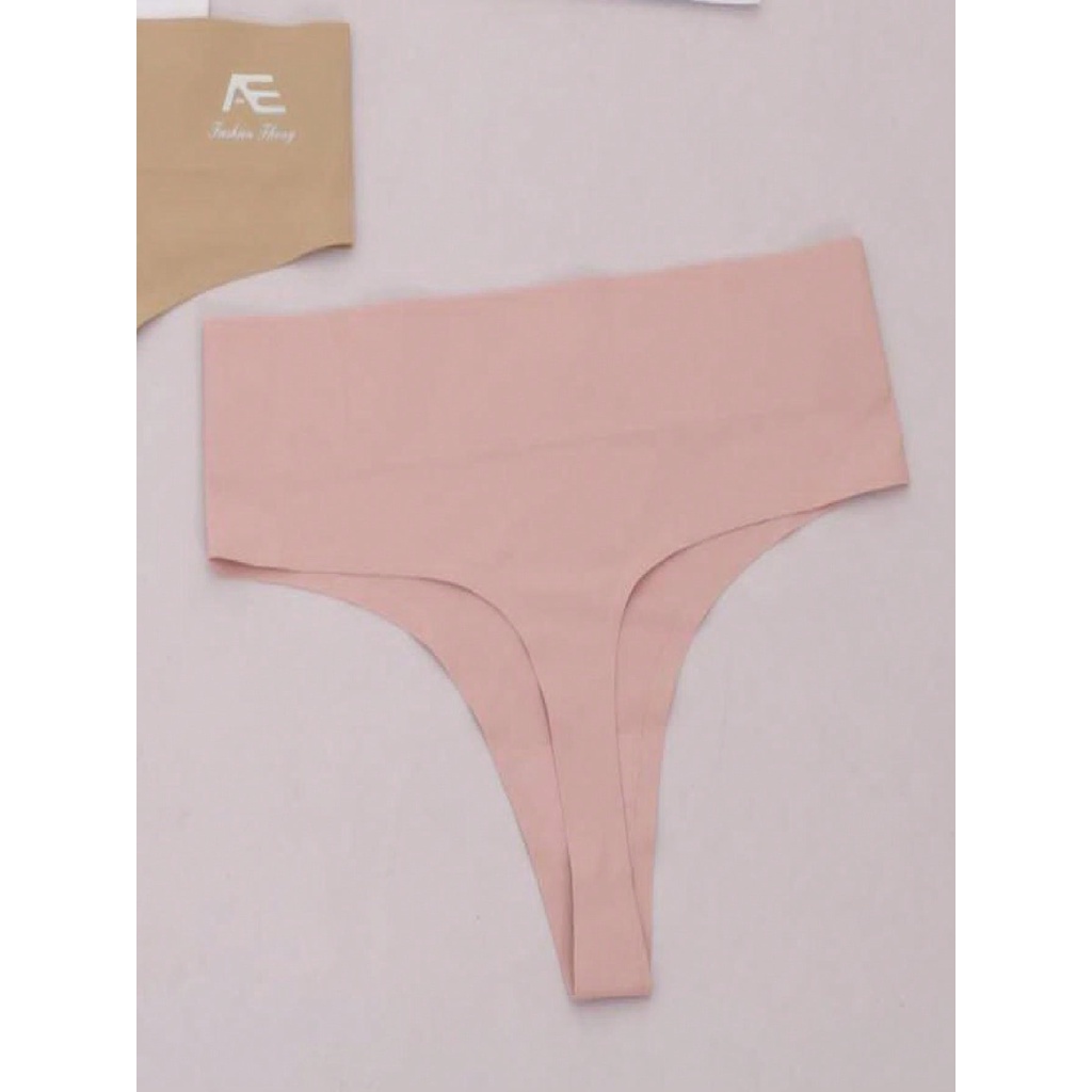 Kit 3 Calcinha Feminina Sem Costura  Fio Cós Alto e Cós Reforçado de 5CM///1006 em Oferta na Shopee