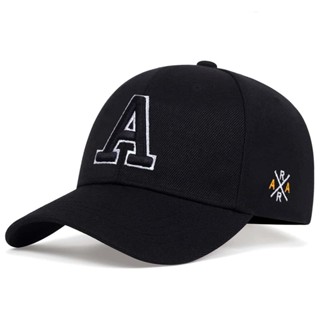 Um Boné De Beisebol Bordado Com Letra Chapéu De Sol De Primavera De Verão Algodão Snapback Ajustável Casual
