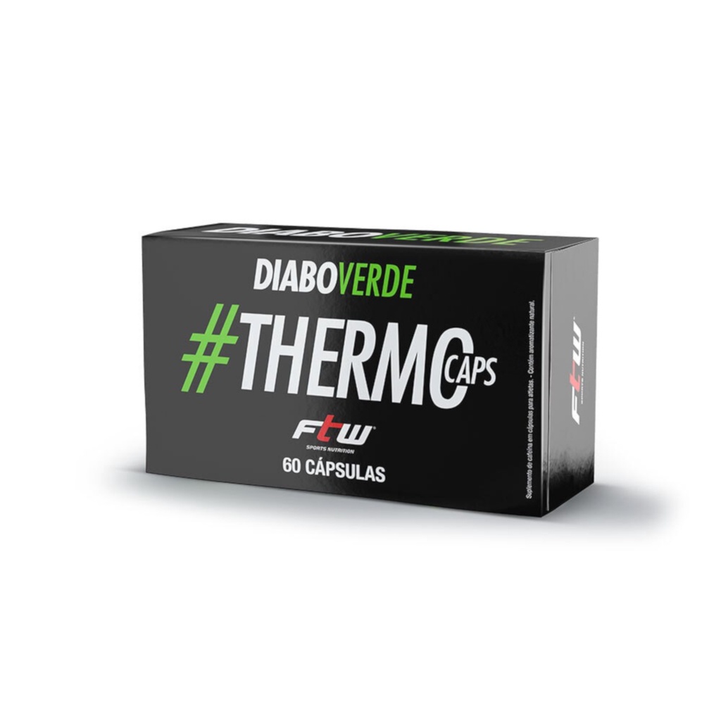 Diabo Verde Pré Treino Thermo Caps 60 cápsulas - FTW