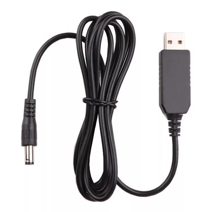 Cabo Usb Conversor Dc Step Up Entrada 5v Para 12v Dc em Oferta na Shopee