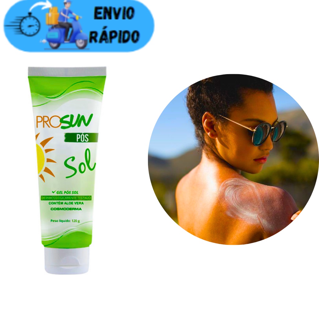 GEL PÓS SOL COSMODERMA PROSUN PARA PELES SENSÍVEIS AO SOL CONTRA INSOLAÇAO ARDENCIA E BOLHAS 120G