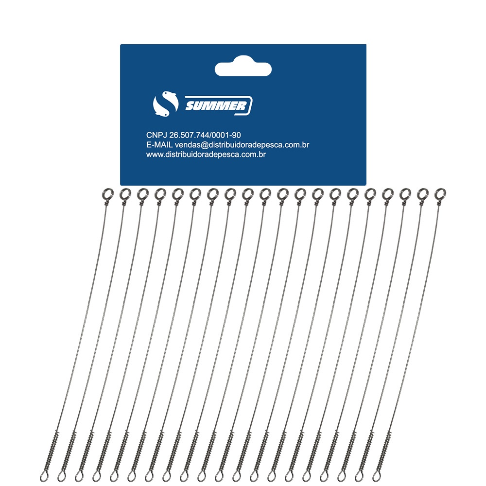 Líder Encastoador Rígido N°18 x 20cm Reforçado Cartela 20pçs Summer em Oferta na Shopee