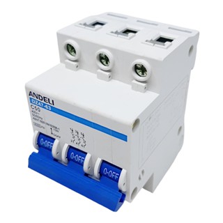 Disjuntor Tripolar 50A - Andeli DZ47-63
