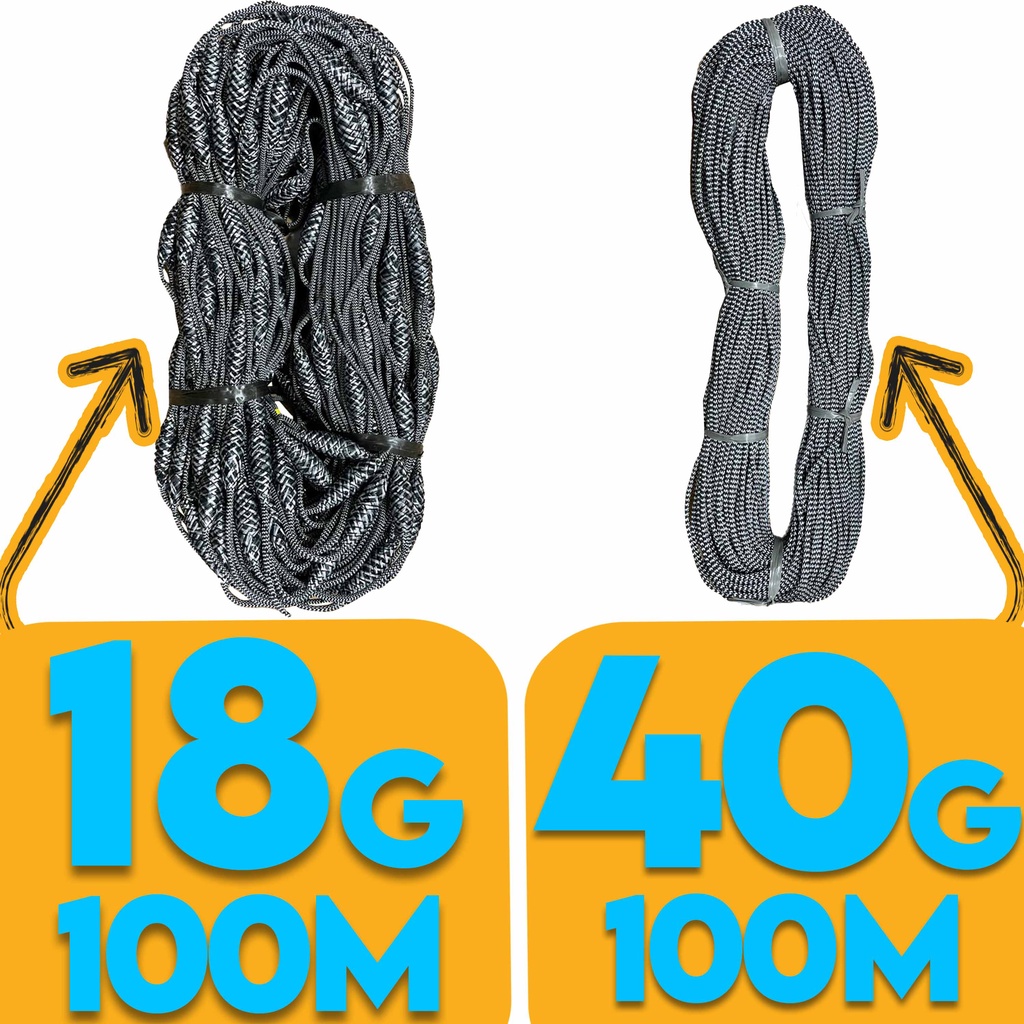 Kit Tralha de Boia 18gr 100m + Tralha Chumbo 40gr em Oferta na Shopee