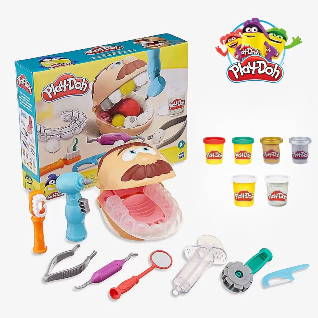 Massinha Play Doh Brincando De Dentista - Hasbro