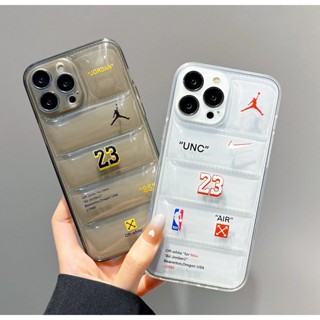 jordan Transparente e macio Celula Capa Com Flexível Anti-Impacto Airbag 3D Ondulado Para iPhone telefone 14 15 13 12 11 Pro Max 11Pro 12Pro XS XR XSMAX 8 Plus