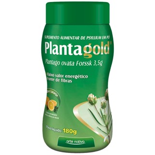 Planta gold Fibras Psyllium plantago ovata forssk 180g Sabor Laranja