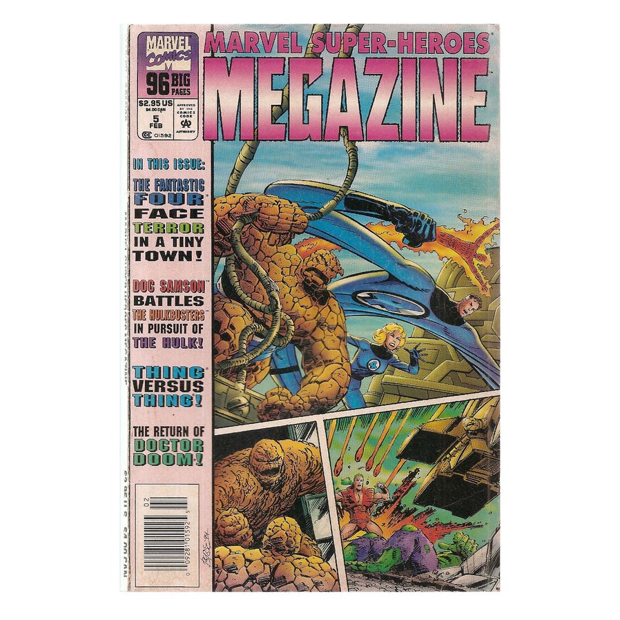 Revista Marvel Super-heroes Megazine