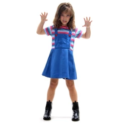 Fantasia Boneco Assasino Chucky Vestido Feminino Halloween
