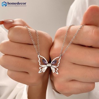 HOMEDECOR Colar Pingente Borboleta Magnética Pulseira De Nicho Fashionable Patchwork Jóias Em Corrente N2R7