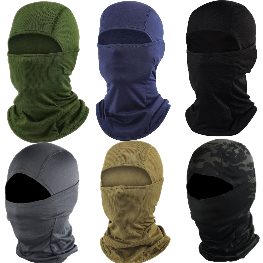 Máscara Facial Balaclava Verde Bandana Hood Headwear Para Caça Ao Canto De Ciclismo