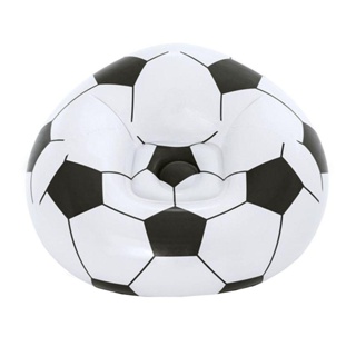 Poltrona / Puff Inflável Bestway 75010 Bola de Futebol 66x112x114cm Capacidade 90kg em Oferta na Shopee