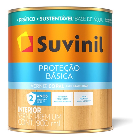 Verniz Copal Proteçãõ Básica Brilho Suvinil 900ml - Home & Living