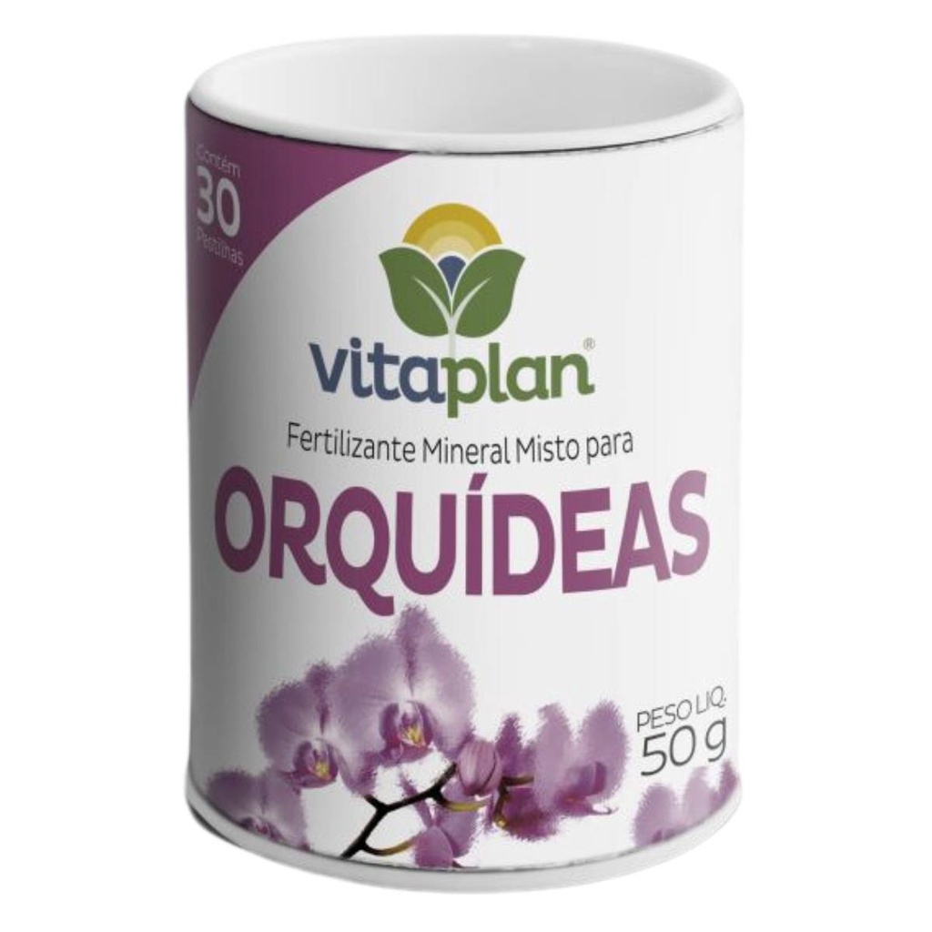 Fertilizante Liberação Lenta Orquídea Pastilha (50g)VITAPLAN em Oferta na Shopee