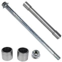 Eixo kit quadro elástico balança completo YS250 Fazer 2006 a 2017 com porca e buchas rolamento