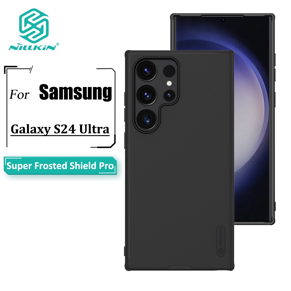 Capa Nillkin Super Frosted Shield Pro Para Samsung Galaxy S24 Ultra Phone Fina TPU + PC Anti-Impressão Digital Traseira em Oferta na Shopee
