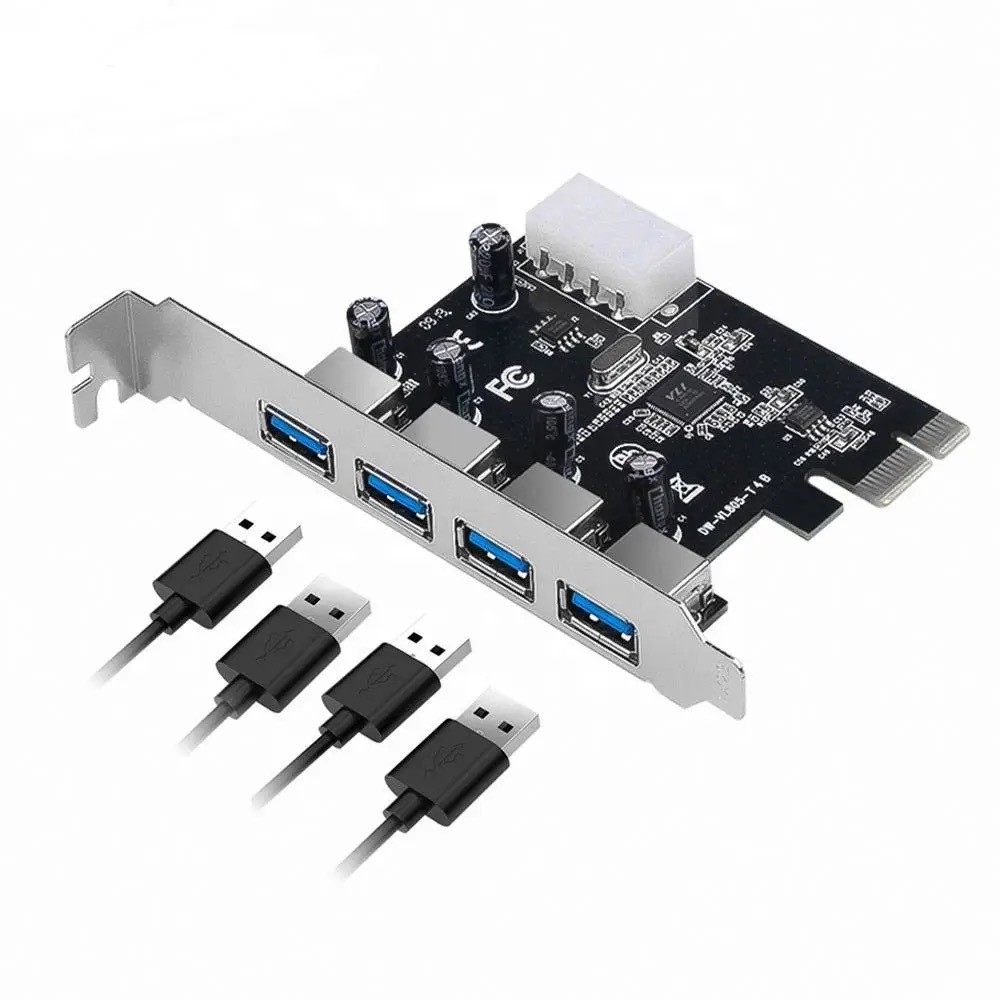 Placa PCI-Express USB 3.0 4 Portas 5Gbps Knup KP-T102