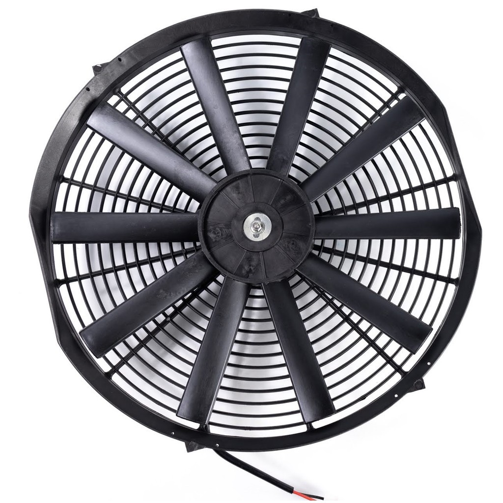 ELETROVENTILADOR UNIVERSAL 16 POLEGADAS 10 PÁS RETAS ASPIRANTE 24V