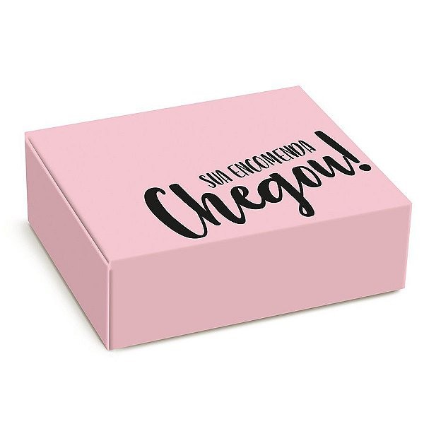 Caixa para Entrega Sua Encomenda Chegou! Rosa - 01 Unidade - Cromus - Rizzo