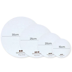 Cake Board Redondo MDF Preto - 01 unidade - Sonho Fino - Rizzo