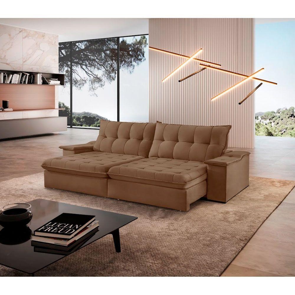 Sofá Lua Veludo 02 Módulos 90 Cm B25cm Meu Sofá Online B016 Veludo Marrom