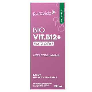 B12 Drops 20ml Gotas Pura Vida em Oferta na Shopee