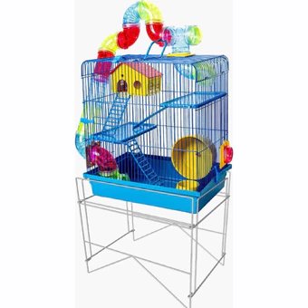 Gaiola Hamster Labirinto 3 Andares Com Suporte Resistente