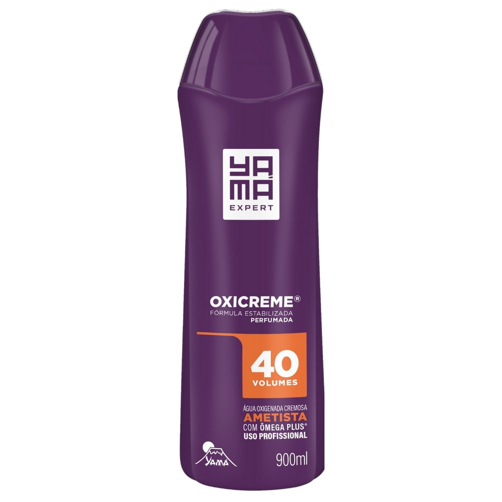 Agua Oxigenada Cremosa Ametista Yama Profissional Oxicreme Estabilizada 40Vol 900ml