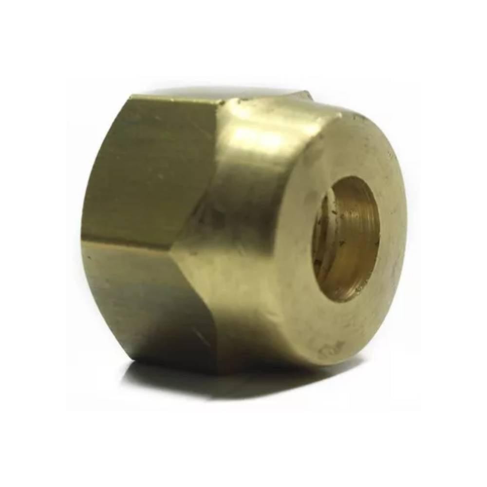 Porca de latão 3/8 Sae Hulter HT2POR38P em Oferta na Shopee