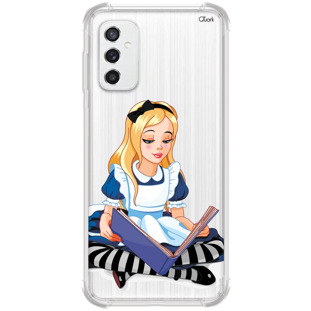 Capa Capinha Anti Shock Personalizada Modelos GALAXY M52 5G (0235) Alice Book