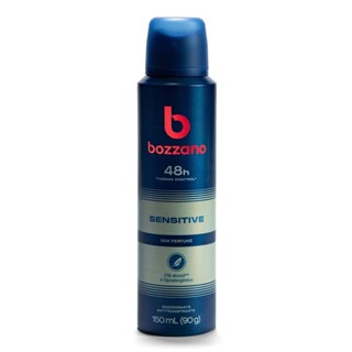Desodorante Bozzano Sensitive Sem Perfume Aerosol Antitranspirante 48h com 150ml