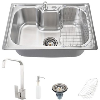 Cuba para cozinha com acessórios carajás e Torneira misturador monocomando gourmet São lorenço Pingoo em Oferta na Shopee