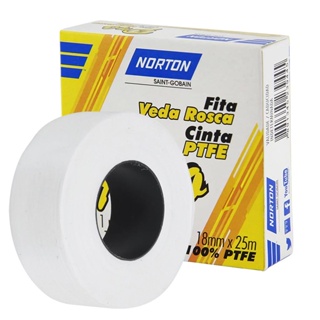 Fita Veda Rosca Pro 18Mmx25 Metros Manual Norton em Oferta na Shopee
