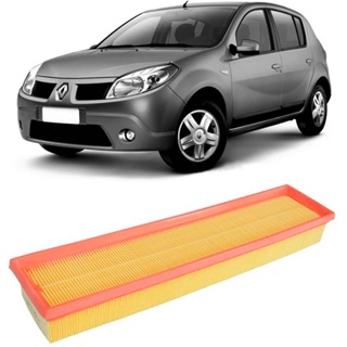 Filtro Ar Renault Sandero 1.0 2008 A 2015 Metal Leve em Oferta na Shopee