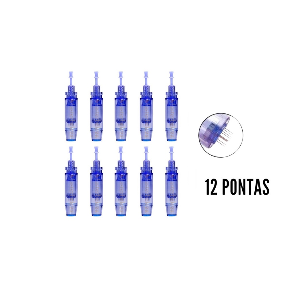 Kit 100 Cartuchos Microagulhamento Para Caneta Dermapen  Atacado