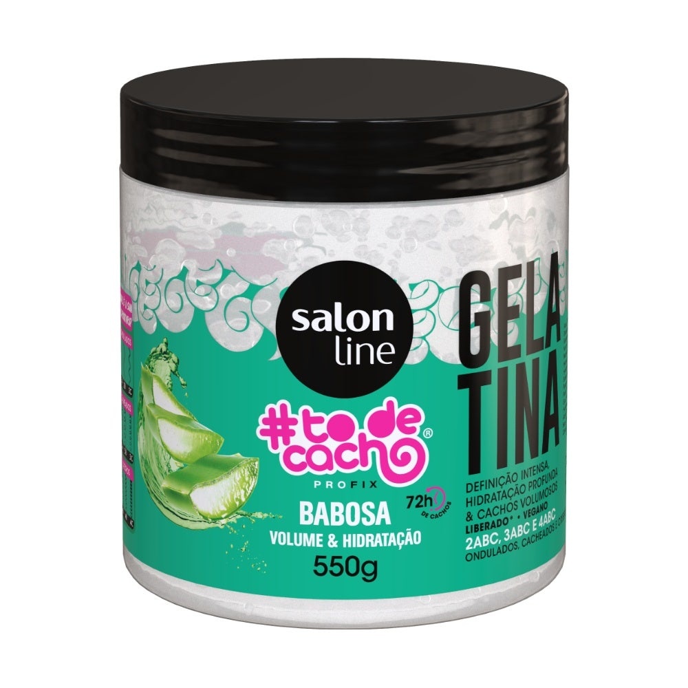 Gelatina Capilar Salon Line #Todecacho Babosa 550gr em Oferta na Shopee