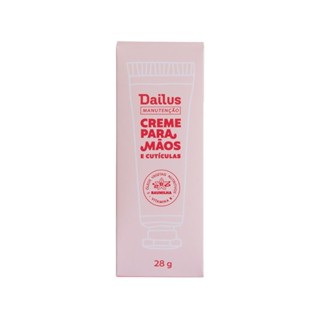 Creme Hidratante Mãos E Cutículas Dailus Baunilha 28gr