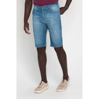 Bermuda Masculina Básica Jeans Polo Wear Jeans Claro