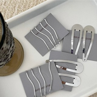 4Pcs Cabeleireiro Coreano Estrela De Prata Brilhante Para Meninas Doces E Frias