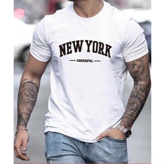 Camiseta New York Masculina em Algodão básica