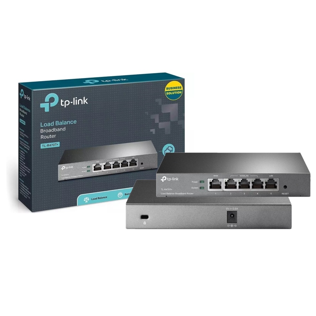 Roteador Tp-link Broadband Router TL-R470T+ 6.0 preto 110V 220V