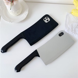 Capa de telefone faca de cozinha para iphone 15 14 Engraçado 12 Personalidade 13 Criativo 7/8P XR 5DGO