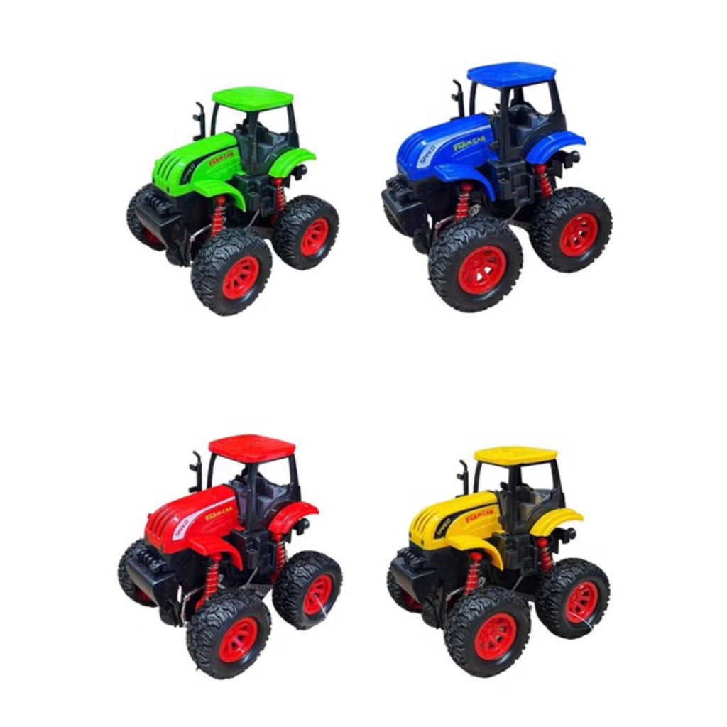 Um conjunto de quatro mini caminhonetes monster fricção e com , será enviado aleatoriamente.