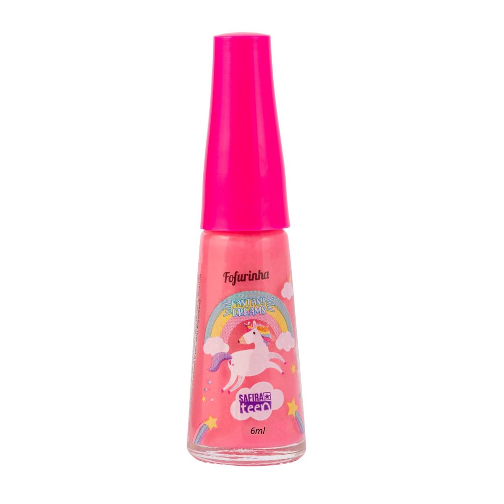 Esmalte De Unha 6ml Coleção Unicórnio Fofurinha Safira