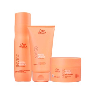 Kit Nutri Enrich Shampoo, Leave-in e Máscara - Wella em Oferta na Shopee