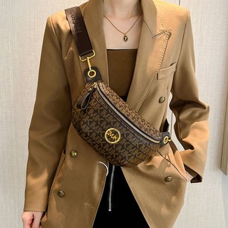 Coreia coreana ins moda clássica High-End couro pu bolsa de peito feminina bolsa de cintura presbiopia bolsa feminina bo