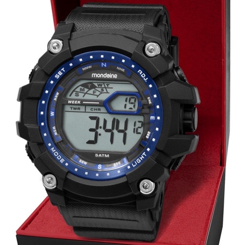 Relógio Digital Mondaine Masculino 85014G0MVNP1 - Watches