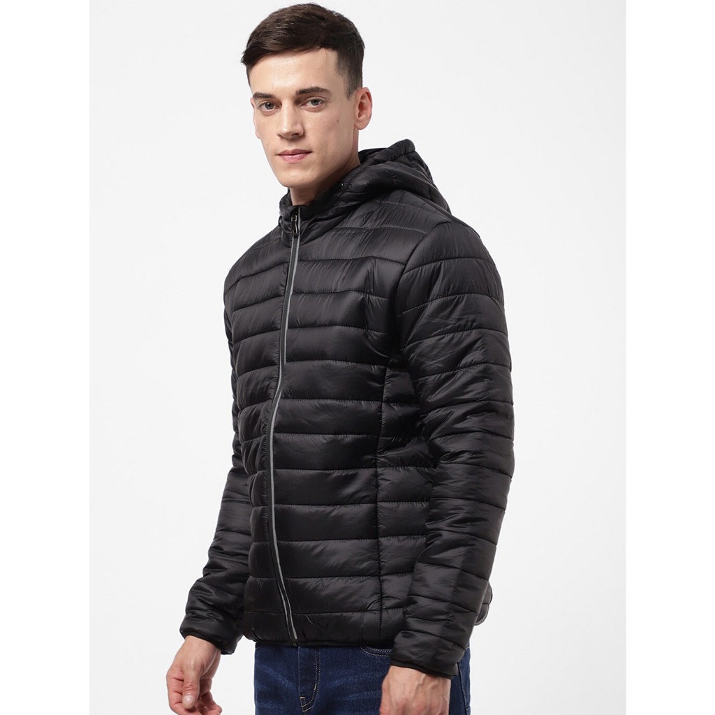 Jaqueta Puffer Bobojaco Masculina Slim Fitness Moda Inverno