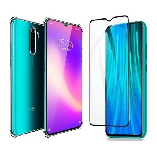 Capa Case Capinha Anti Impacto Para Redmi Note 8 Pro + Película 3D Vidro Temperado em Oferta na Shopee